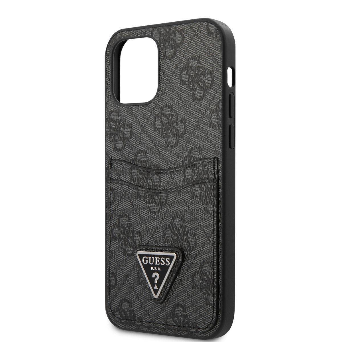 Guess iPhone 12 Kılıf Çift Kart Bölmeli Telefon Kılıfı - 5 Guess iPhone 12 Kılıf Çift Kart Bölmeli Telefon Kılıfı - 5